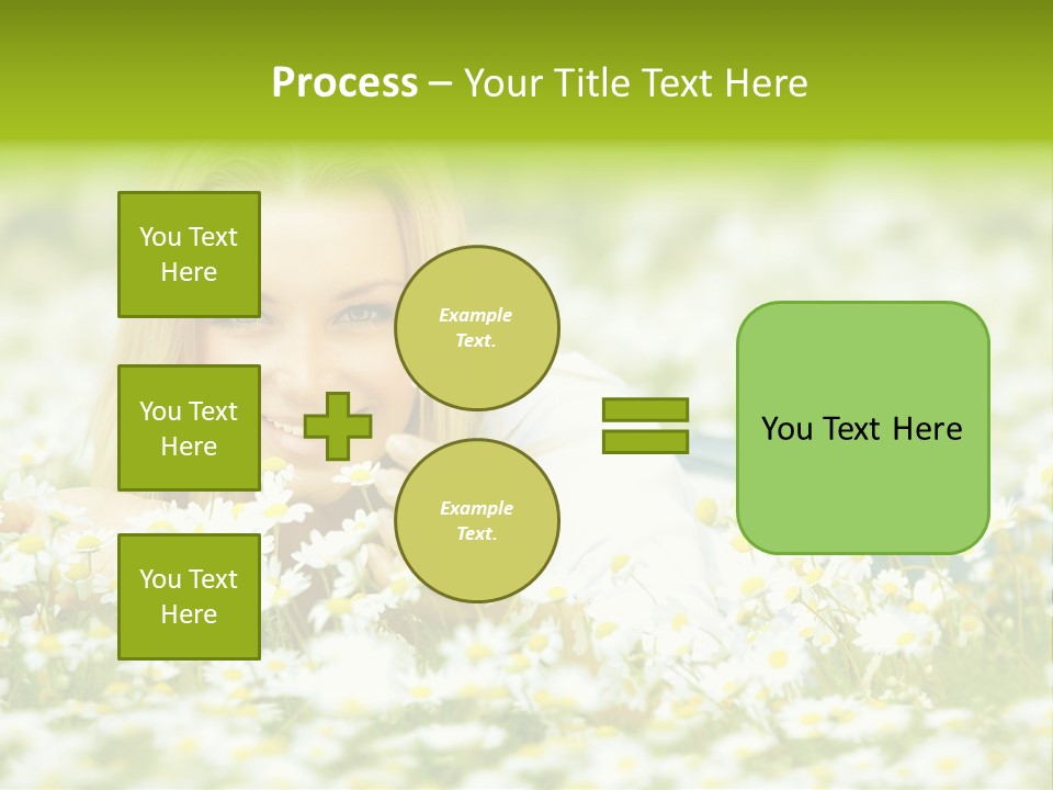 Lady Spring Wellness PowerPoint Template