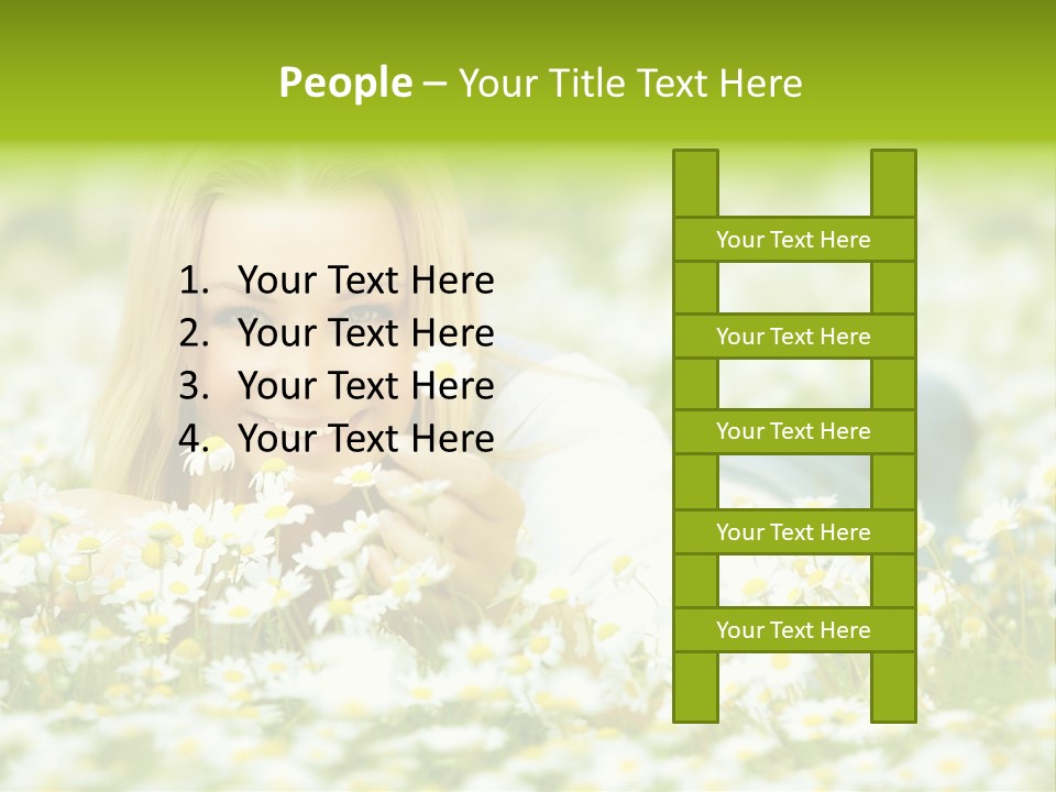 Lady Spring Wellness PowerPoint Template