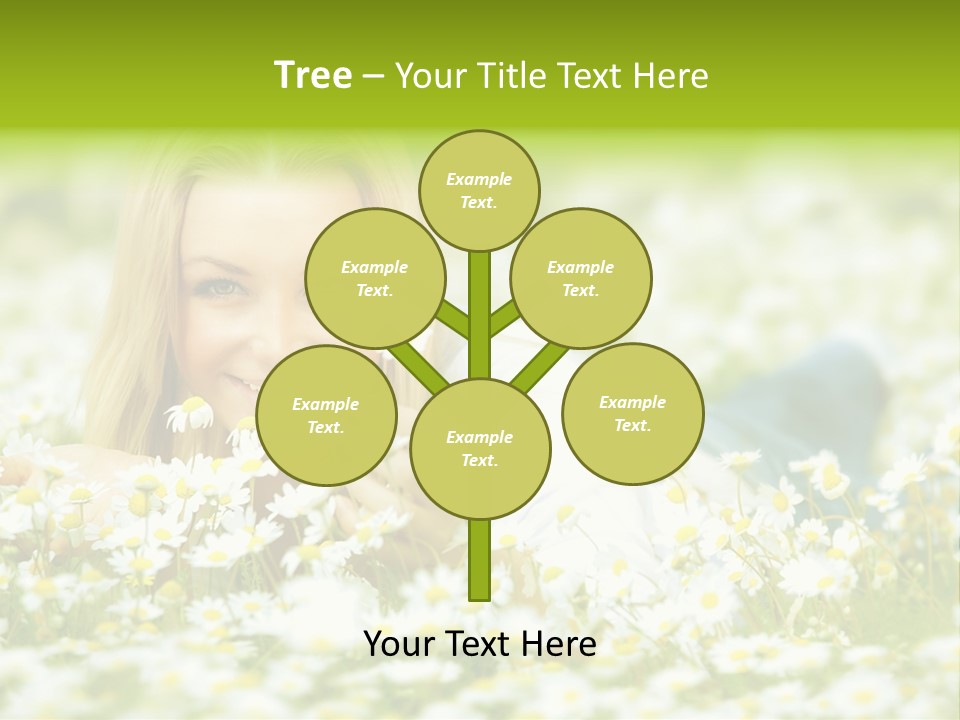 Lady Spring Wellness PowerPoint Template