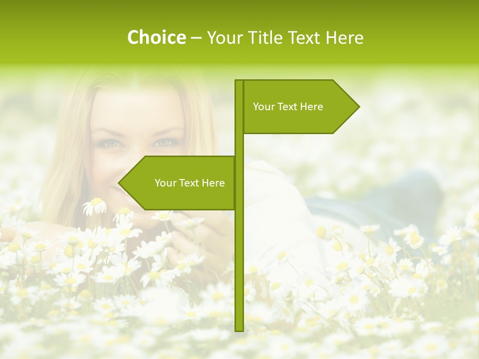 Lady Spring Wellness PowerPoint Template