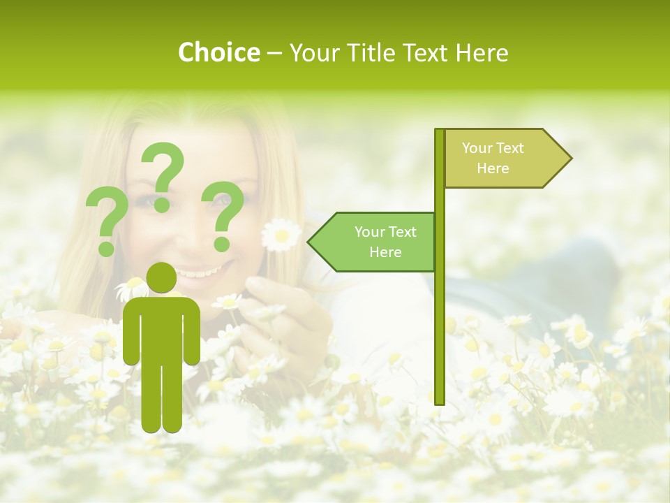 Lady Spring Wellness PowerPoint Template