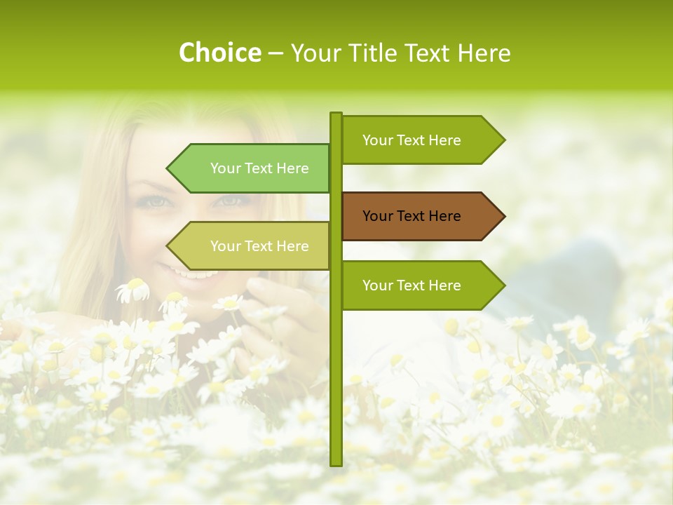 Lady Spring Wellness PowerPoint Template