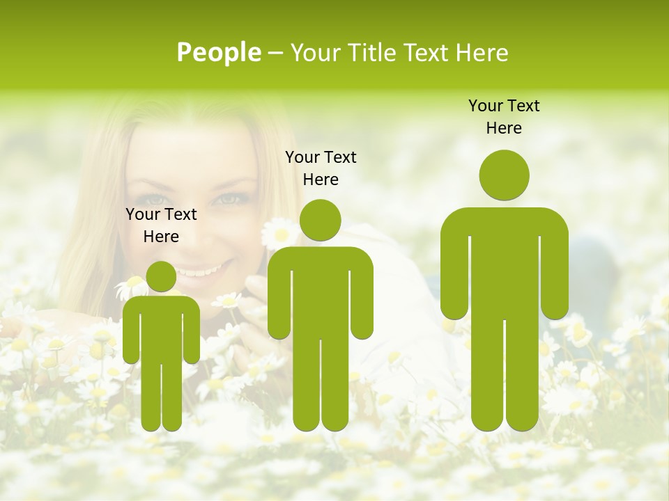 Lady Spring Wellness PowerPoint Template