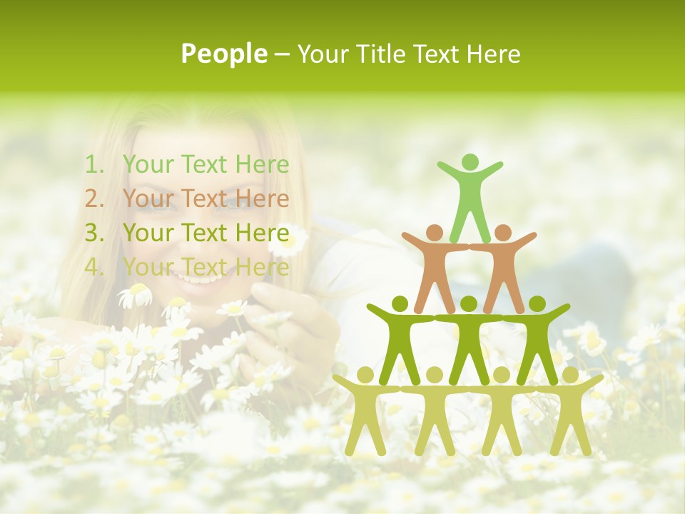 Lady Spring Wellness PowerPoint Template