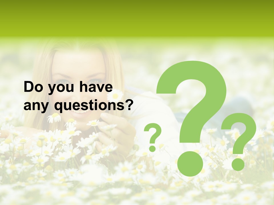 Lady Spring Wellness PowerPoint Template