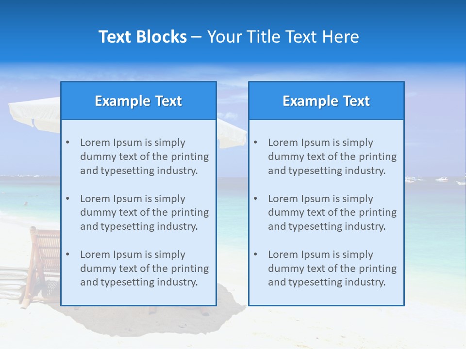Island Paradise Getaway PowerPoint Template