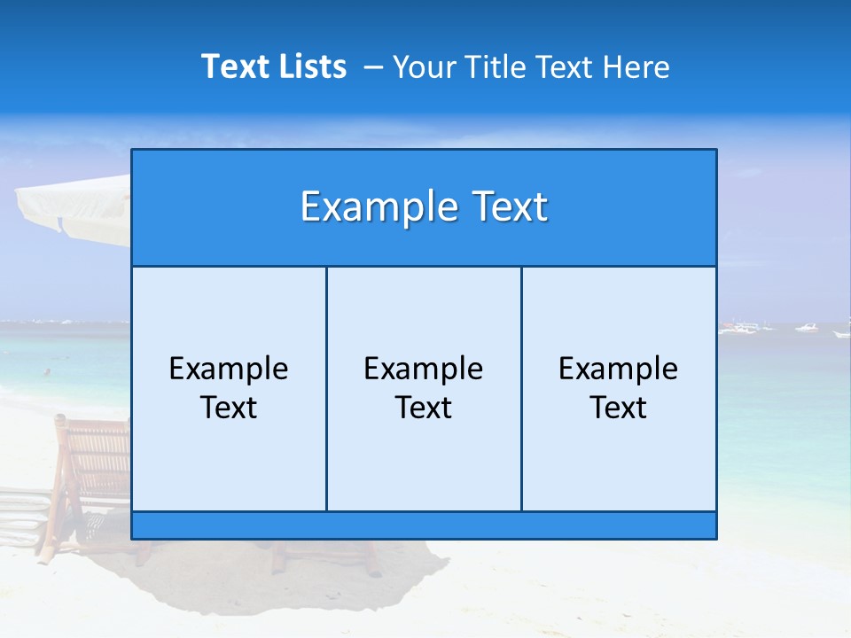 Island Paradise Getaway PowerPoint Template