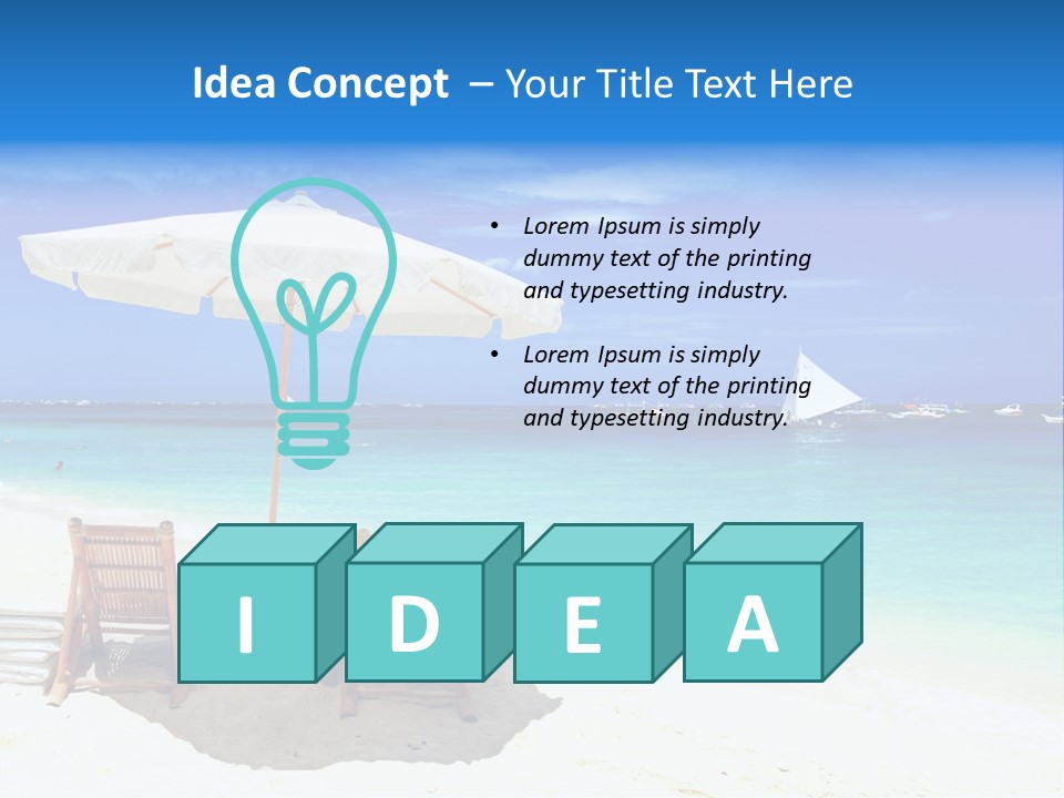 Island Paradise Getaway PowerPoint Template