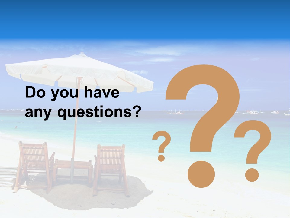 Island Paradise Getaway PowerPoint Template