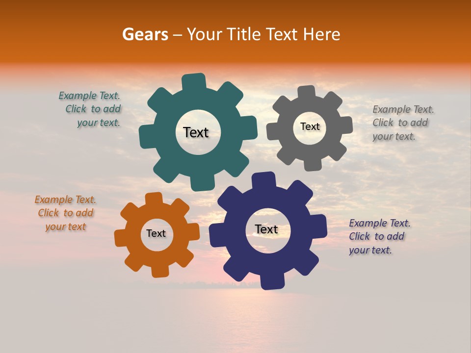 Ethereal Horizontal Shiny PowerPoint Template