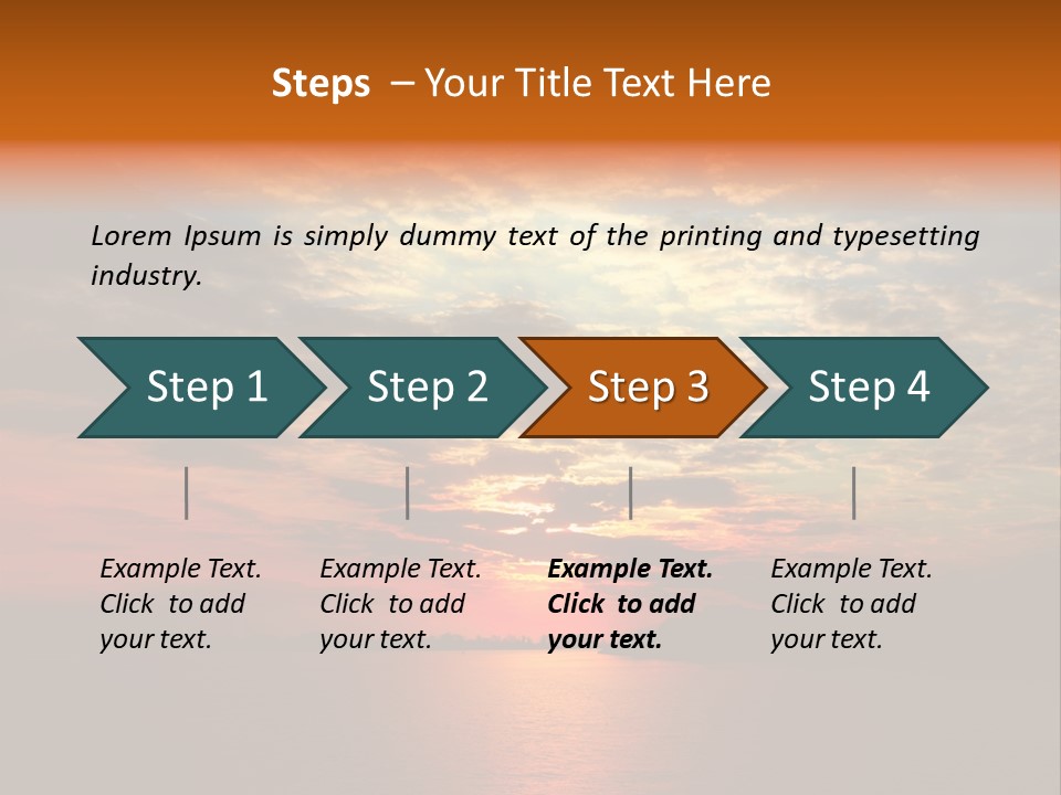 Ethereal Horizontal Shiny PowerPoint Template