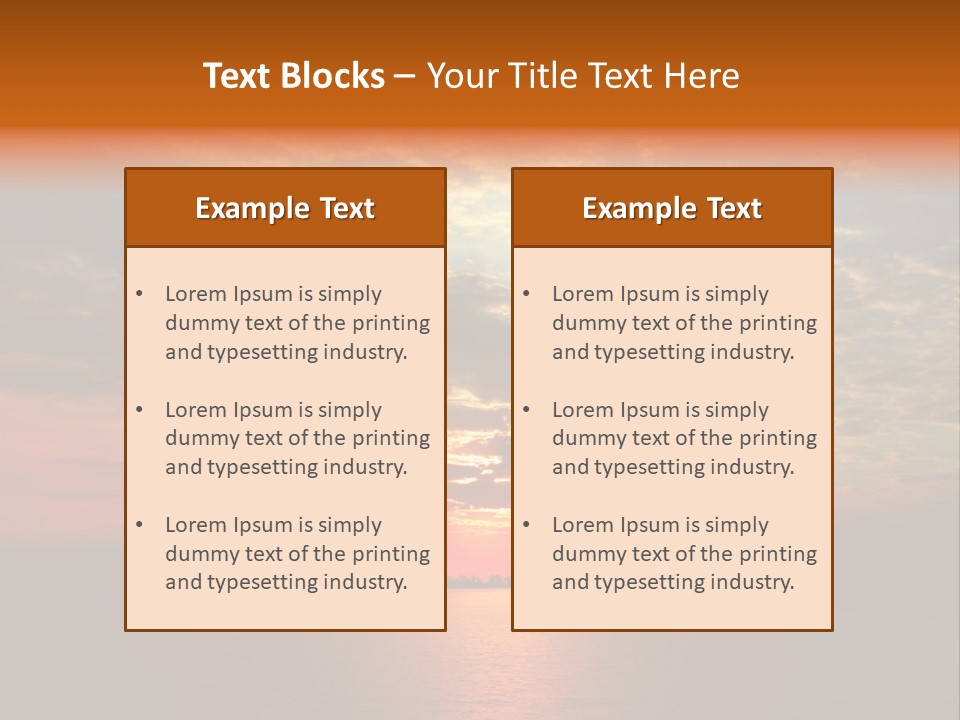Ethereal Horizontal Shiny PowerPoint Template
