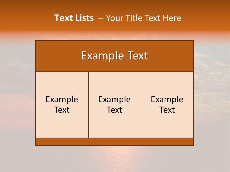 Ethereal Horizontal Shiny PowerPoint Template