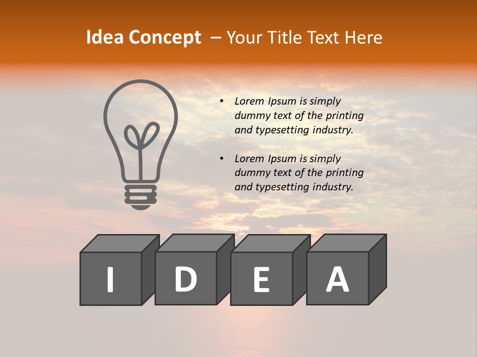 Ethereal Horizontal Shiny PowerPoint Template