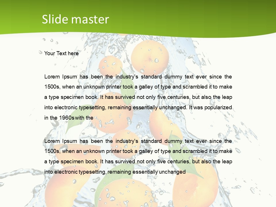 Ripe Fresh Juice PowerPoint Template
