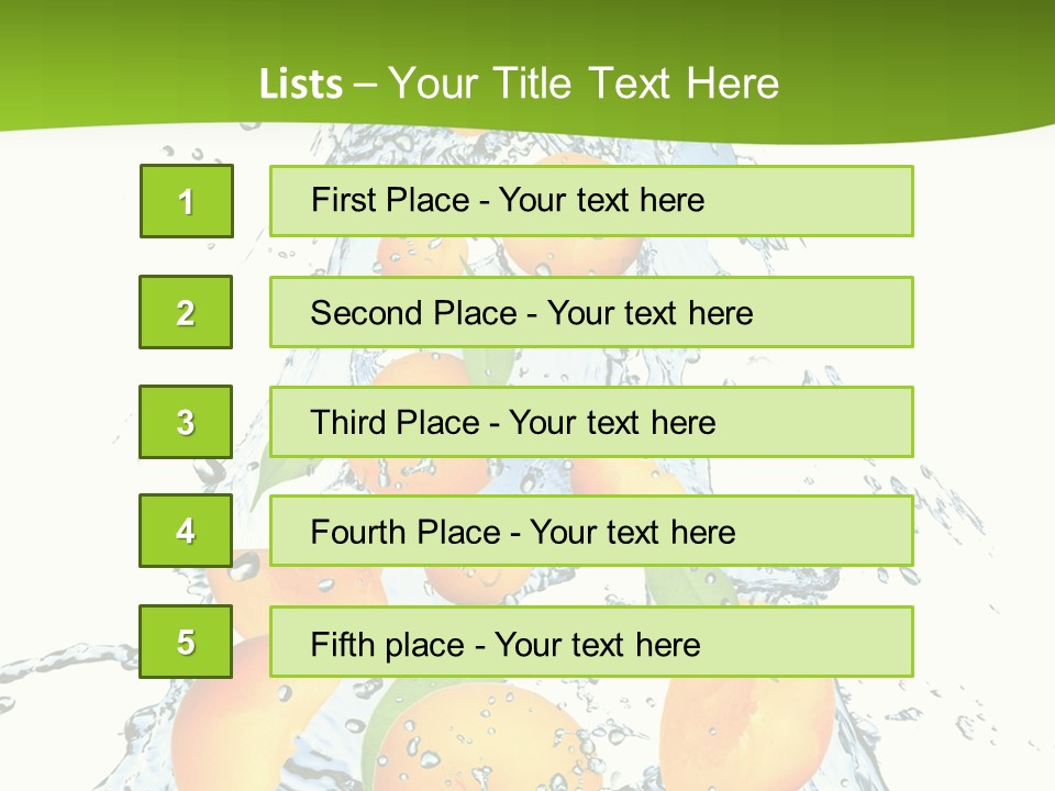 Ripe Fresh Juice PowerPoint Template