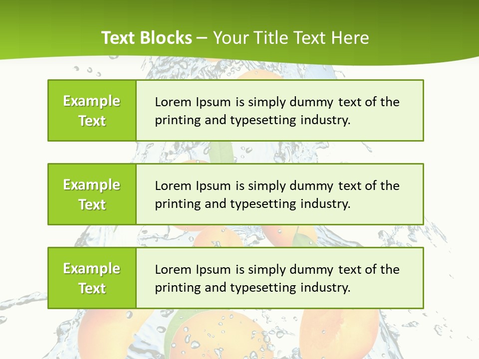 Ripe Fresh Juice PowerPoint Template