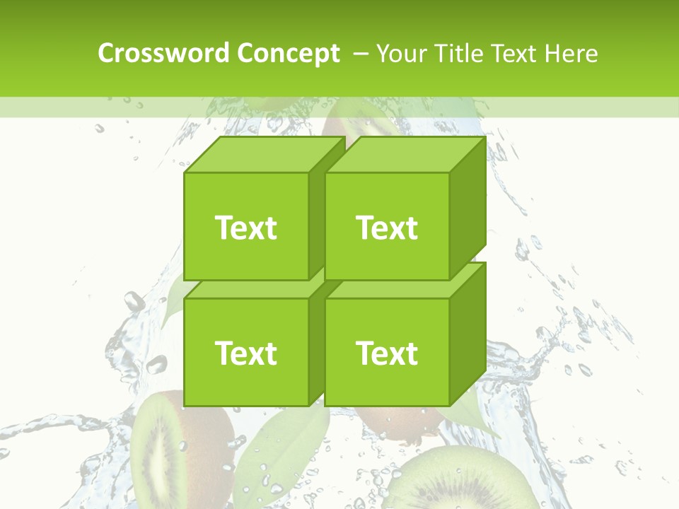 Healthy White Drip PowerPoint Template