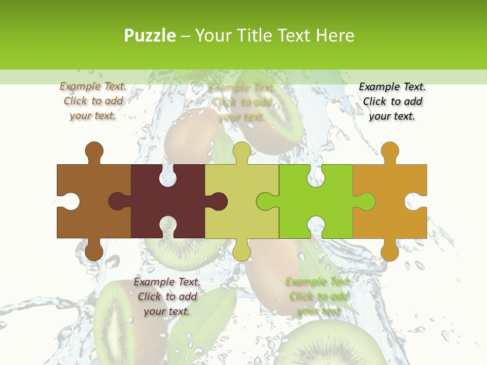 Healthy White Drip PowerPoint Template