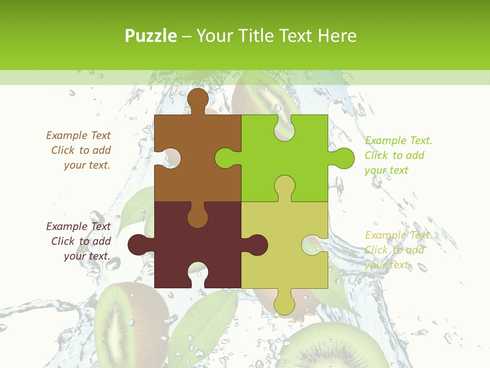 Healthy White Drip PowerPoint Template