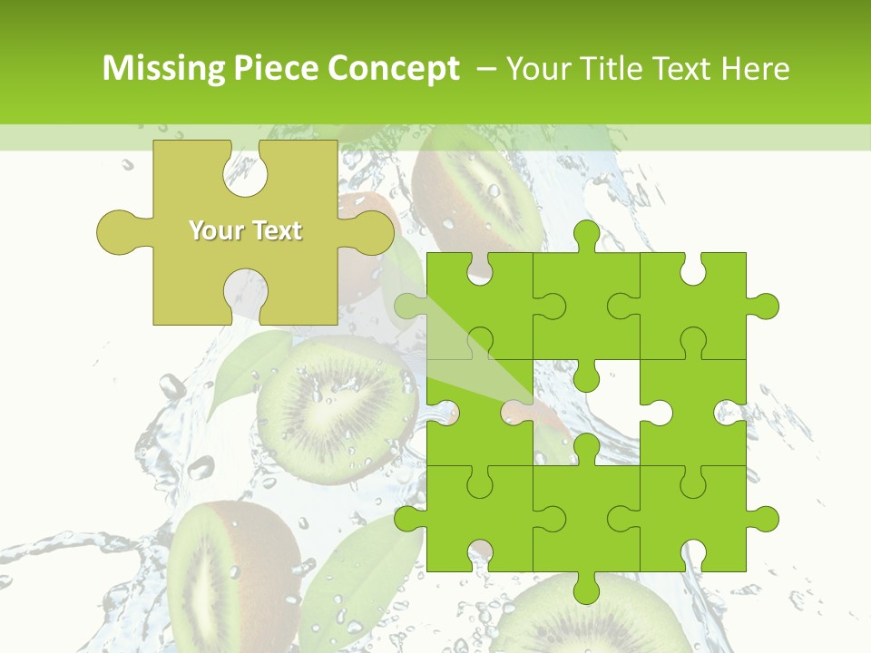 Healthy White Drip PowerPoint Template