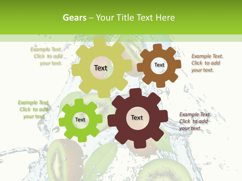 Healthy White Drip PowerPoint Template