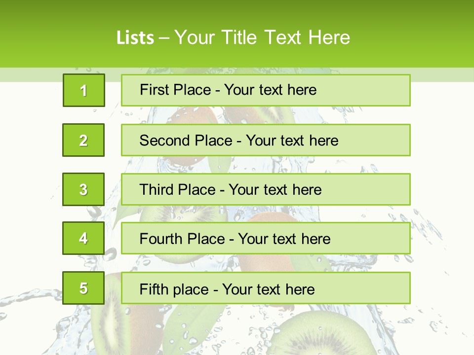 Healthy White Drip PowerPoint Template