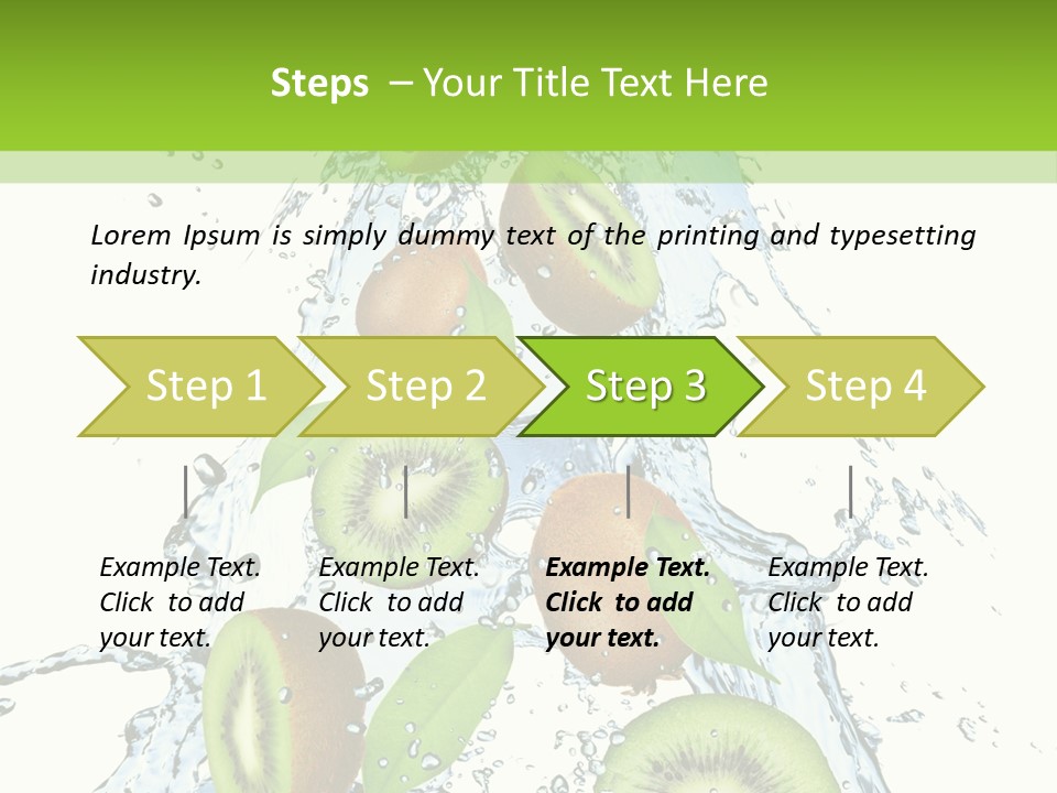 Healthy White Drip PowerPoint Template