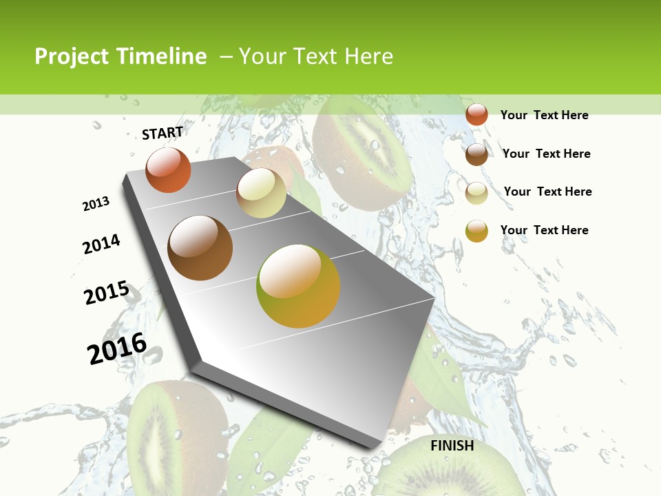 Healthy White Drip PowerPoint Template