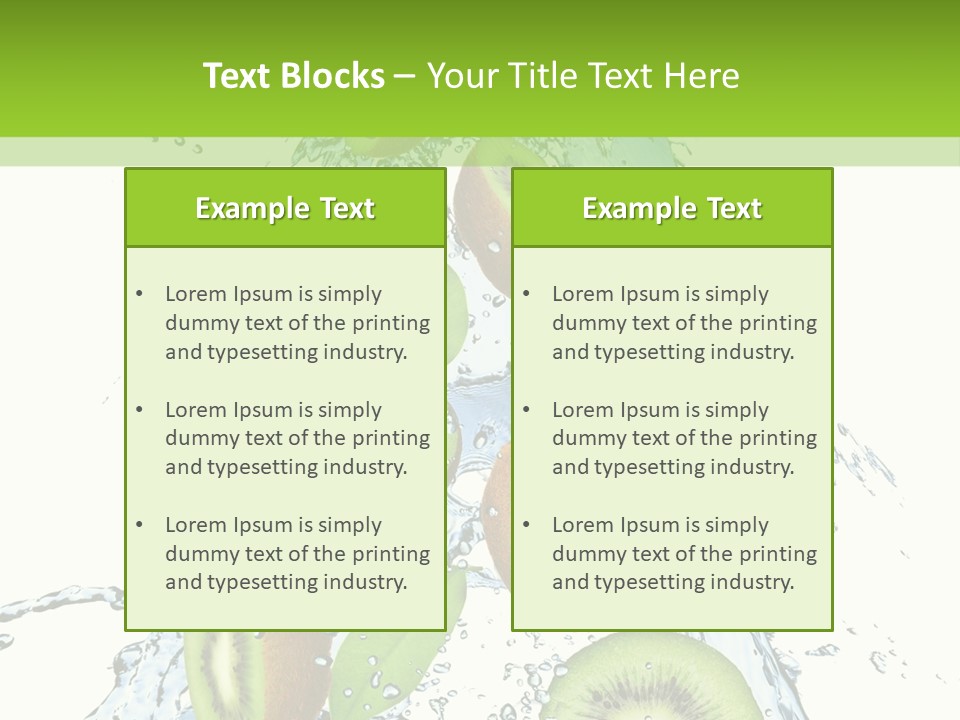 Healthy White Drip PowerPoint Template