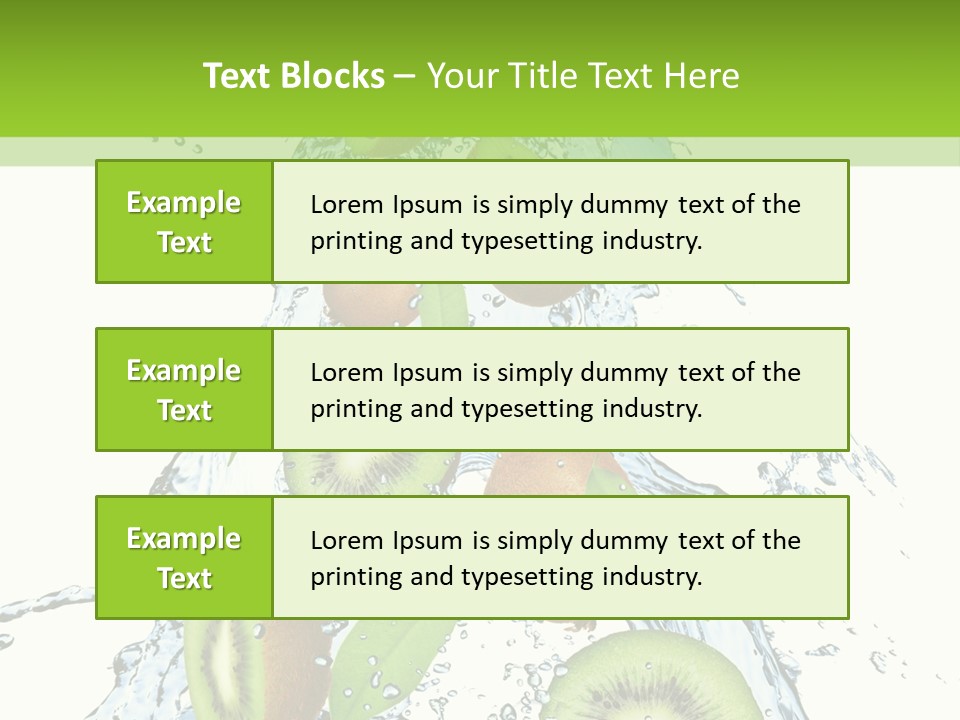Healthy White Drip PowerPoint Template