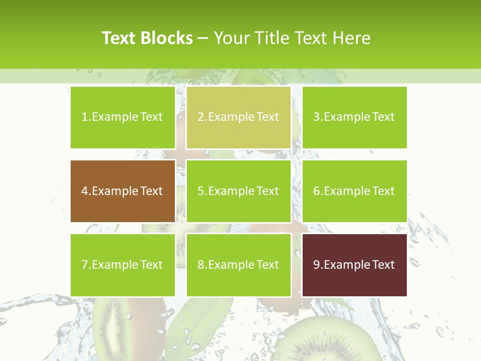 Healthy White Drip PowerPoint Template