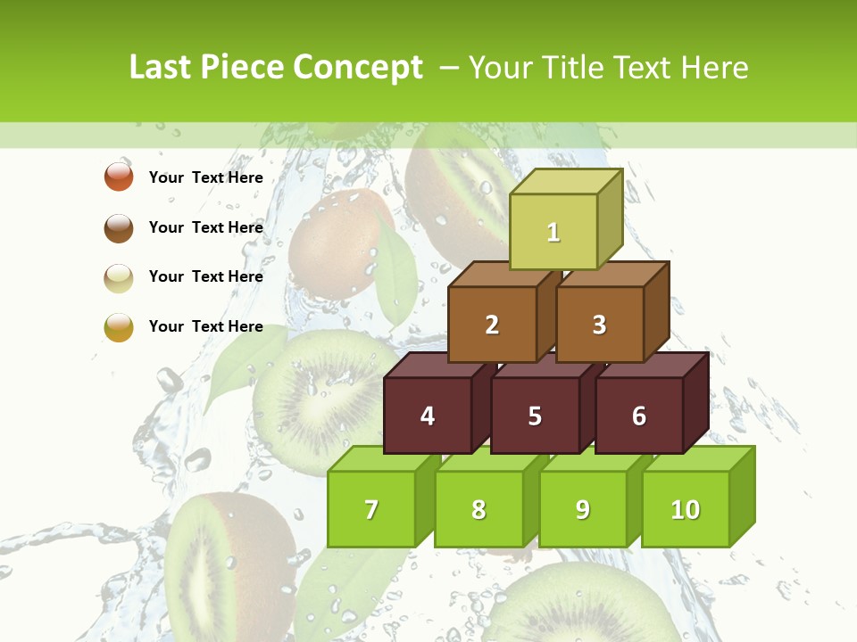 Healthy White Drip PowerPoint Template