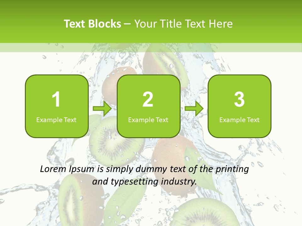 Healthy White Drip PowerPoint Template