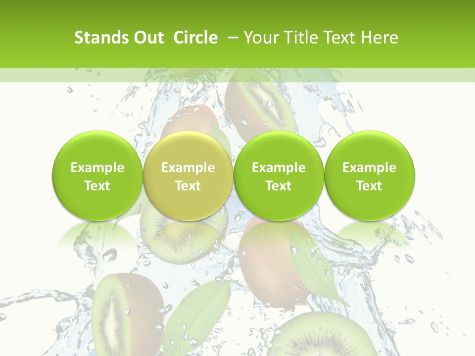 Healthy White Drip PowerPoint Template