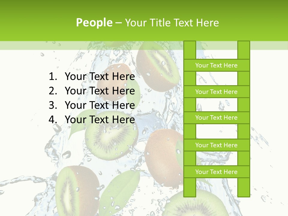 Healthy White Drip PowerPoint Template