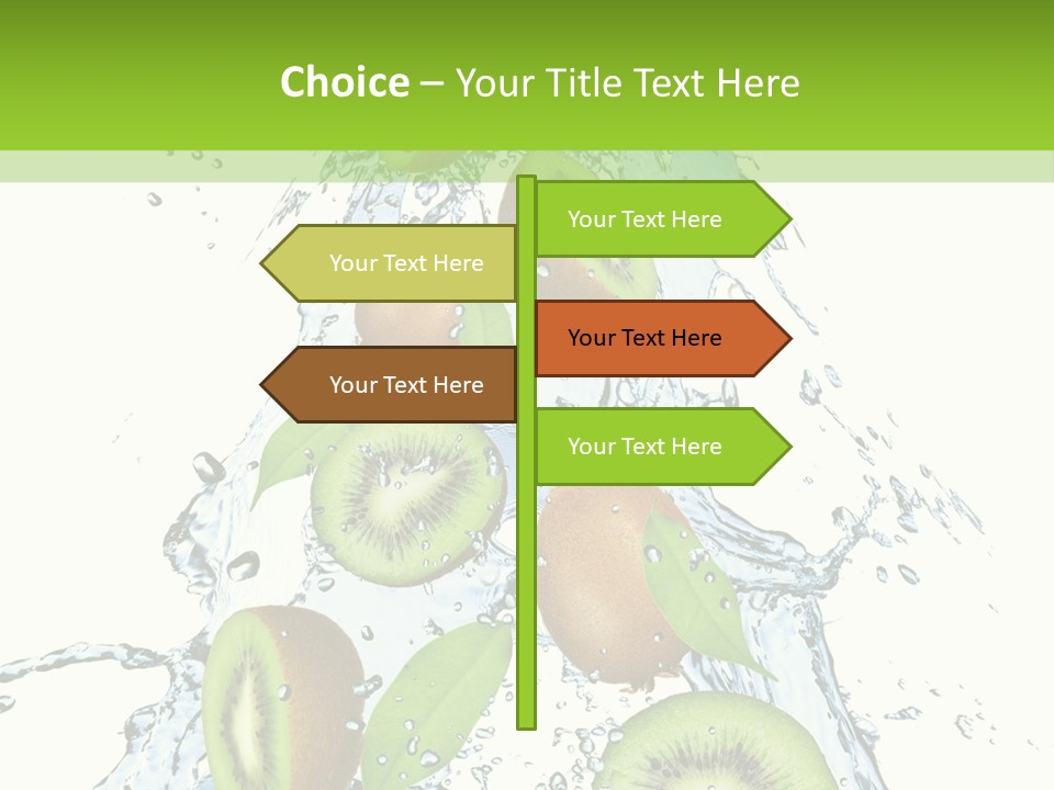 Healthy White Drip PowerPoint Template