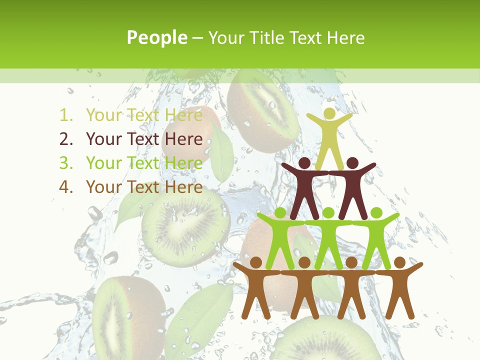 Healthy White Drip PowerPoint Template