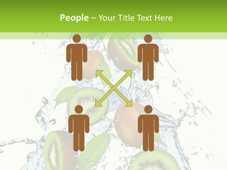 Healthy White Drip PowerPoint Template