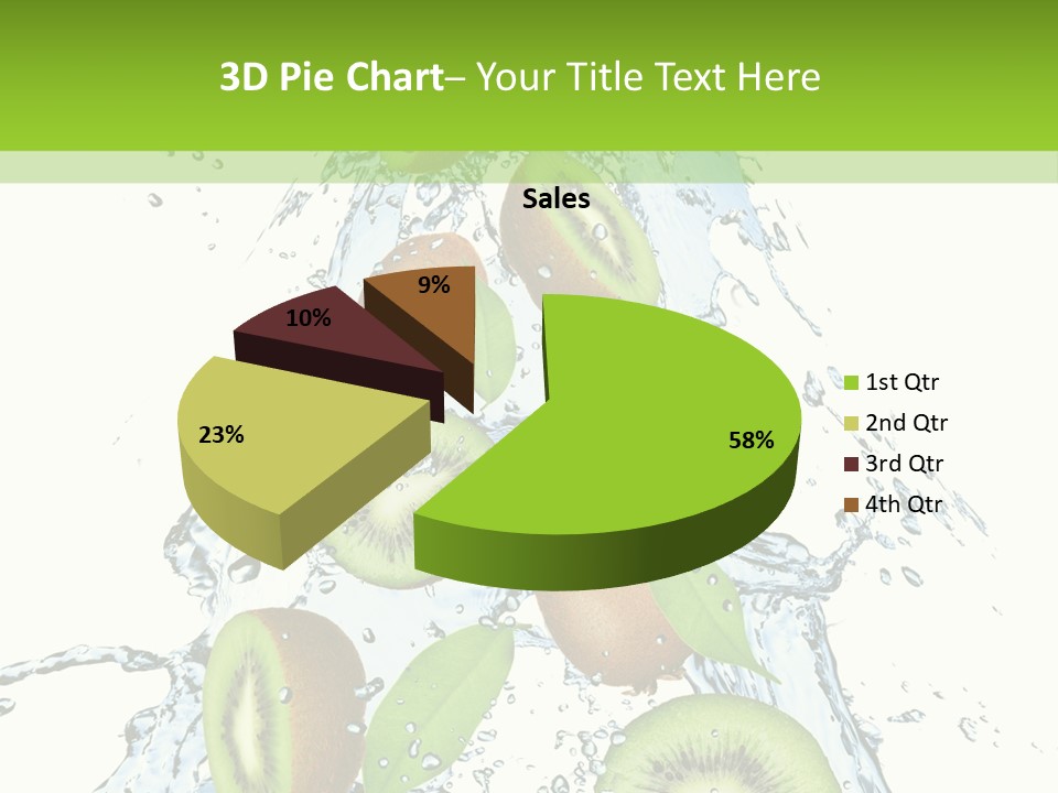 Healthy White Drip PowerPoint Template