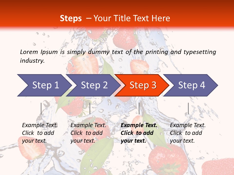 Healthy Washing Flowing PowerPoint Template