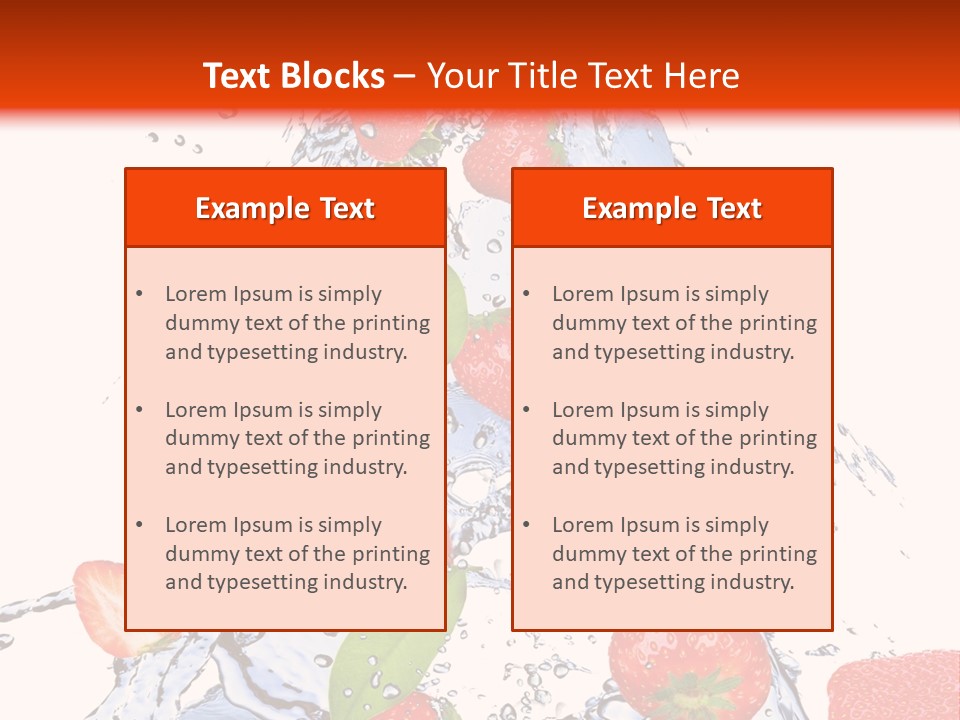 Healthy Washing Flowing PowerPoint Template