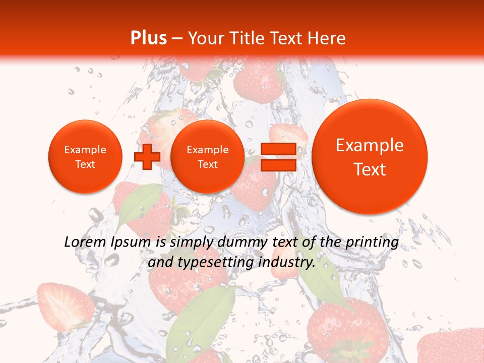 Healthy Washing Flowing PowerPoint Template