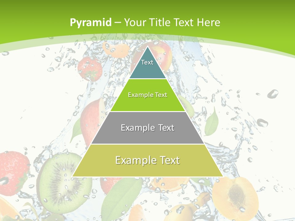 White Refreshment Banana PowerPoint Template