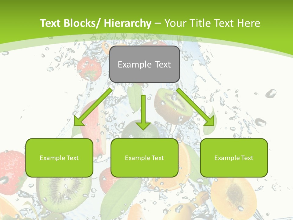 White Refreshment Banana PowerPoint Template