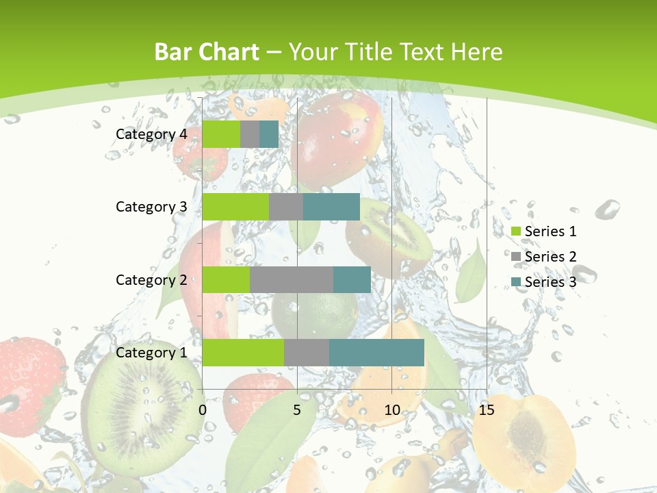 White Refreshment Banana PowerPoint Template