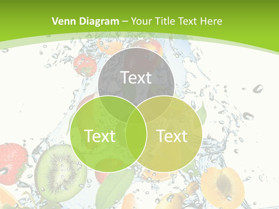 White Refreshment Banana PowerPoint Template
