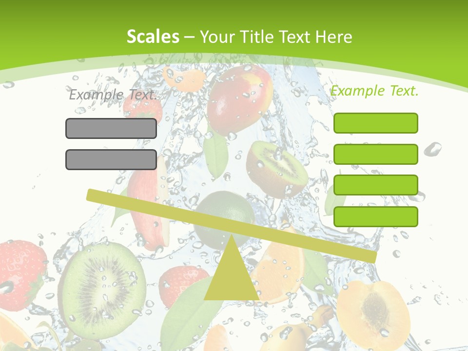 White Refreshment Banana PowerPoint Template