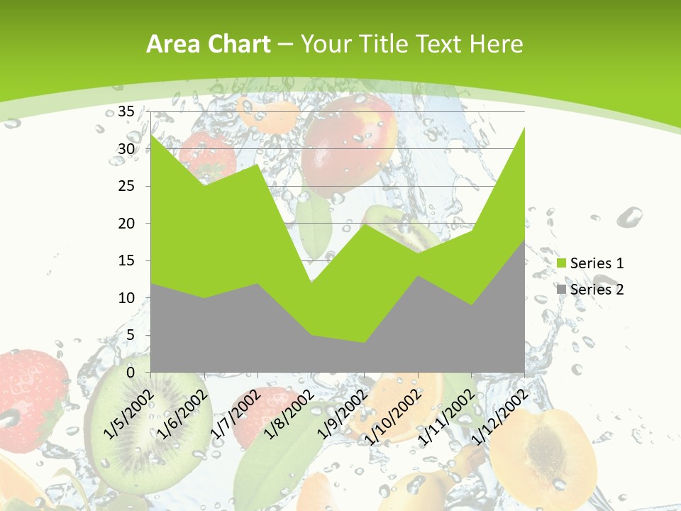 White Refreshment Banana PowerPoint Template