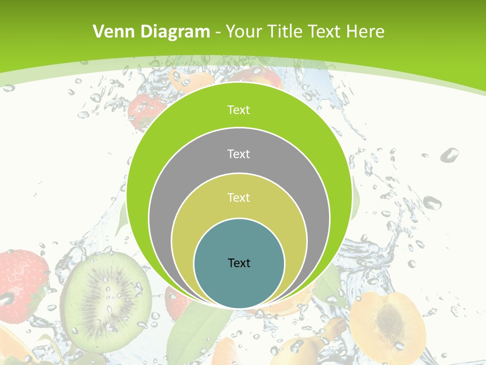 White Refreshment Banana PowerPoint Template